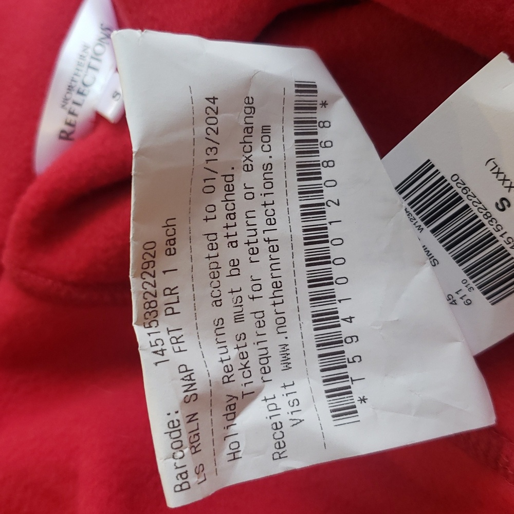 (S) NWT Northern Reflections Fleece Cozy Festive Dressy Business Casual Academia - Picture 4 of 10